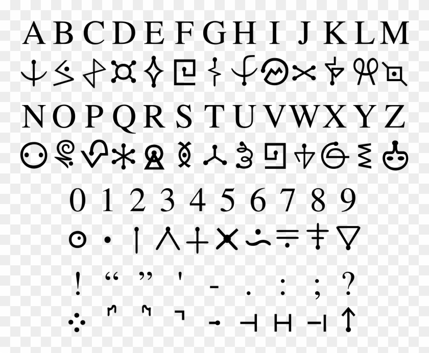 Alien Decoder Futurama - Futurama Alphabet Clipart #2393565