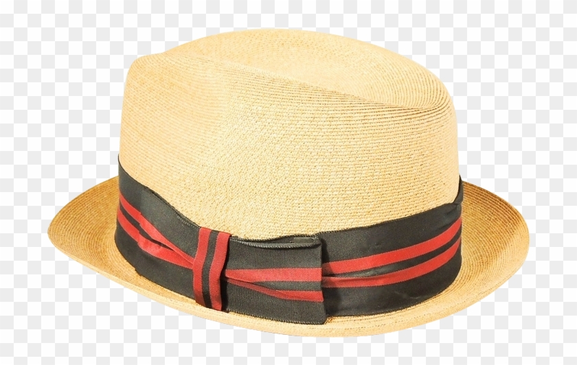 Straw Bowler Hat - Fedora Clipart #2393692