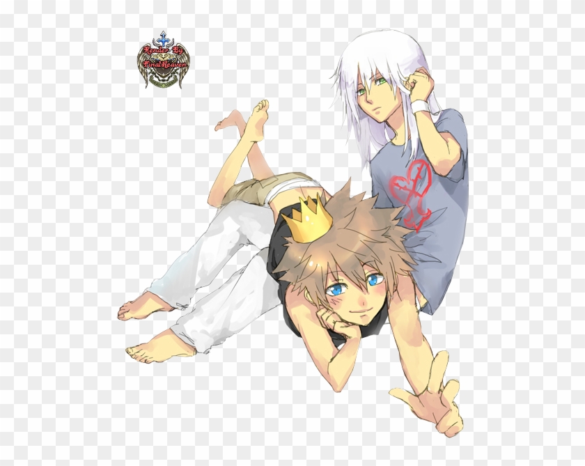 Sora X Roxas X Axel X Riku Clipart #2393731