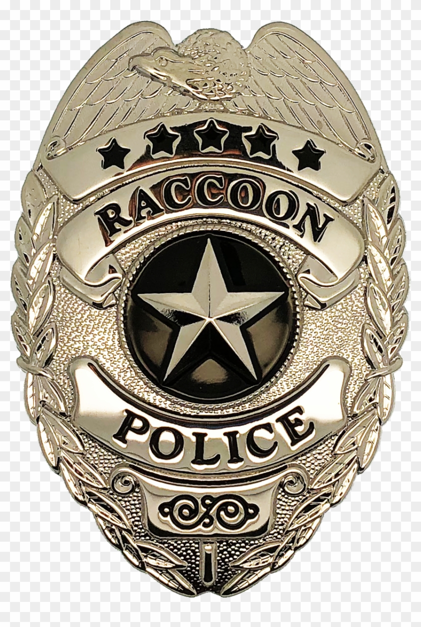 Resident Evil Raccoon Police Department Shield Badge - Raccoon Police Department Badge Clipart #2393908