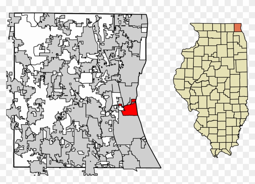 Lake County Illinois Incorporated And Unincorporated - County Illinois Clipart