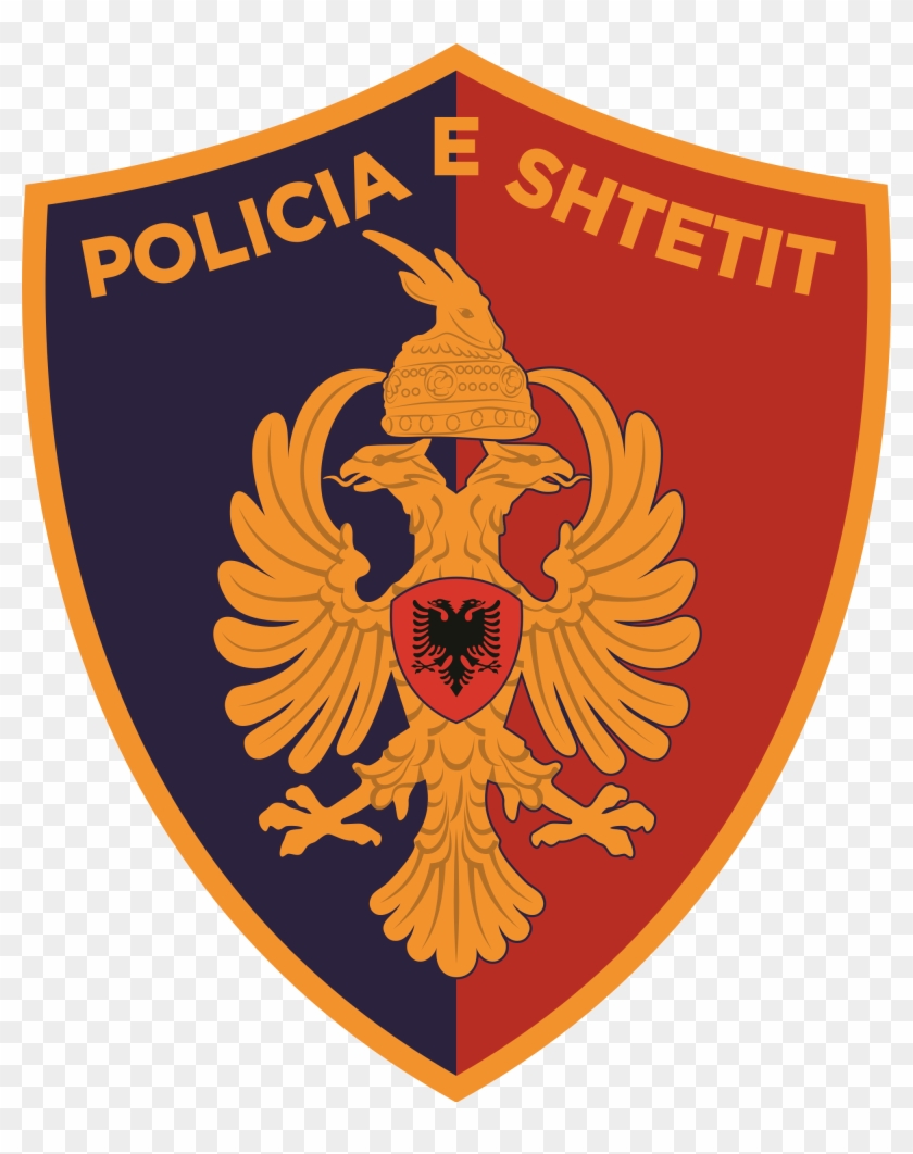 Clip Art Download Outline Shop Of Library Buy Clip - Policia E Shtetit Logo - Png Download #2394010