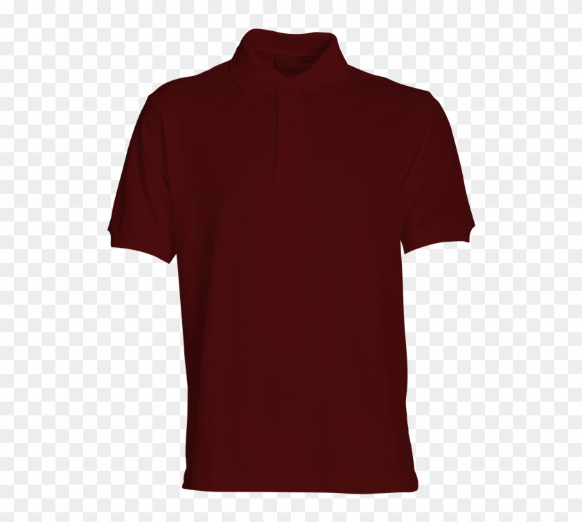 Plain Polo Shirt Rmaroon - Polo Shirt Clipart #2394221