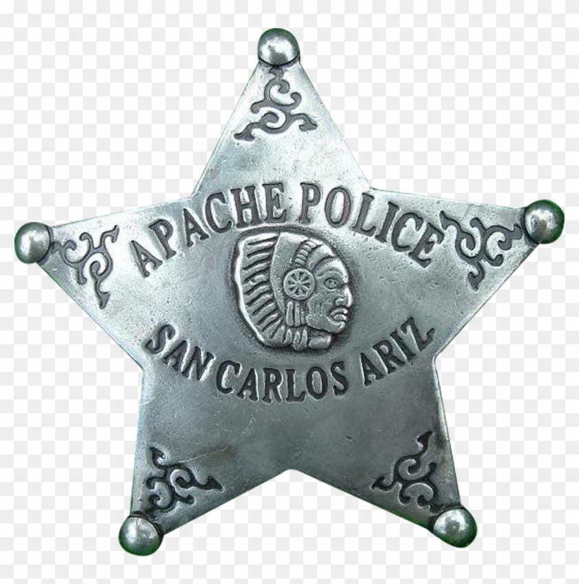 Apache Police Badge - Badge Clipart #2394269