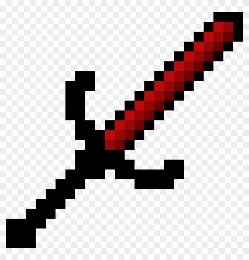 Diamond Sword - Espada De Minecraft Png Clipart #2394520