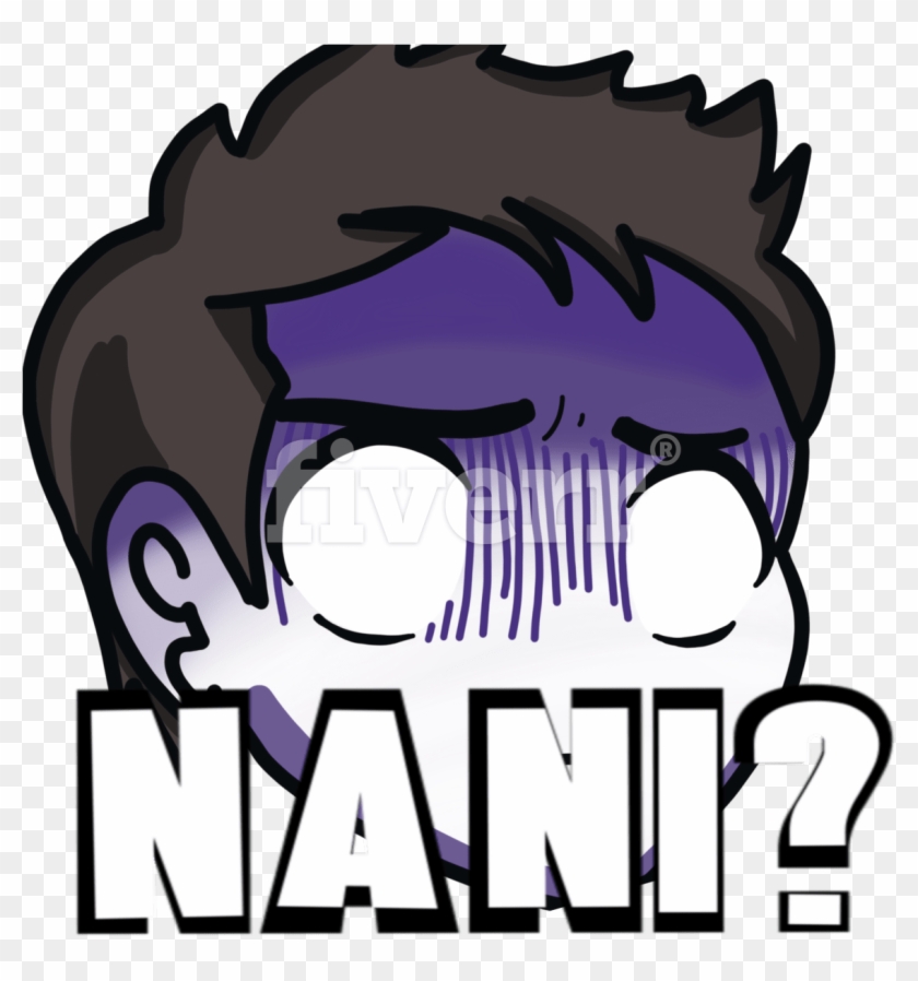 Draw You Twitch Emotes Sub Badges And More Hufzulu - Nani Emote Png Clipart