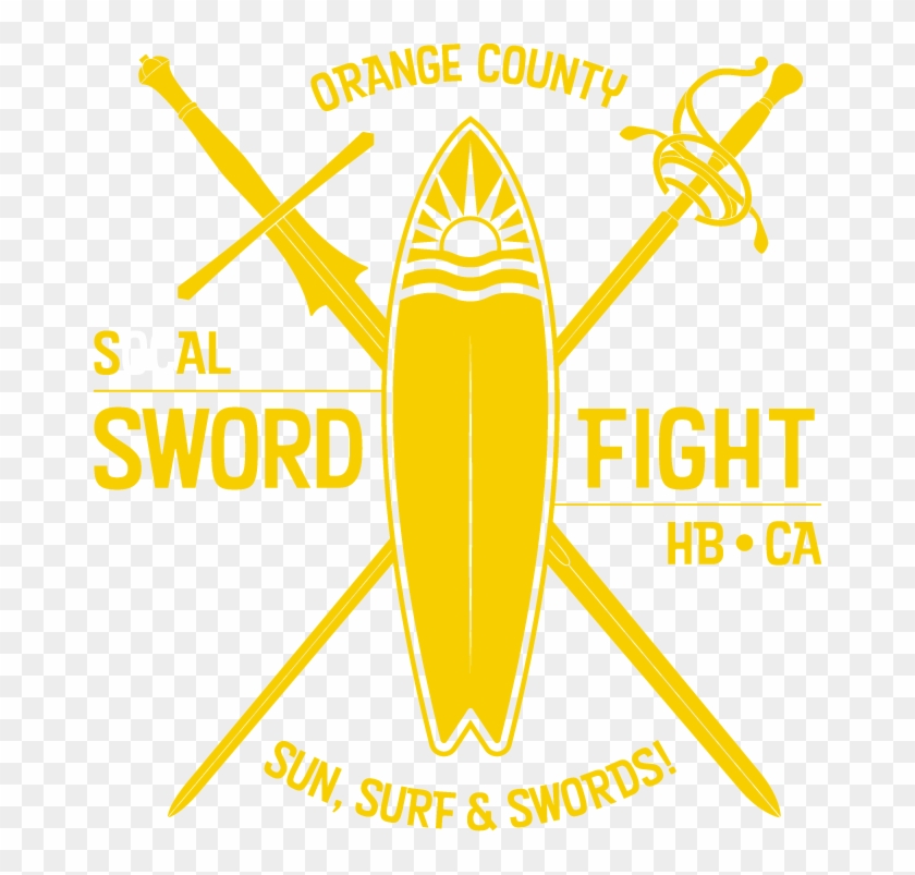 Socal Sword Fight Yellow - Graphic Design Clipart #2394885