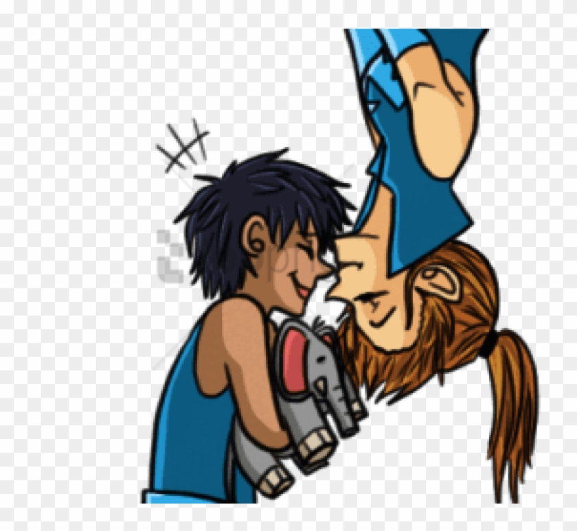 Free Png Doodled Some Mama Bats And Their Babies For - Cartoon Clipart