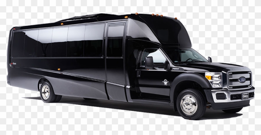 Cyc Transport Limousine - 28 Passenger Mini Bus Clipart #2395124