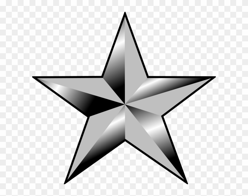Military Star Png Transparent Background - Army Brigadier General Rank Clipart #2395361