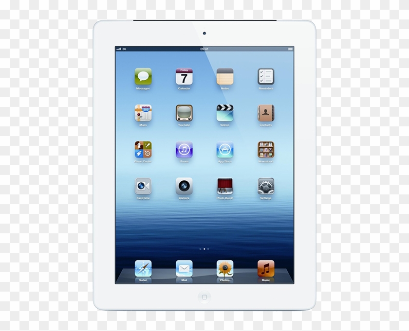 Clip Freeuse Library Same Day Apple Iphone Screen Replacement - Ipad 4th Gen White - Png Download