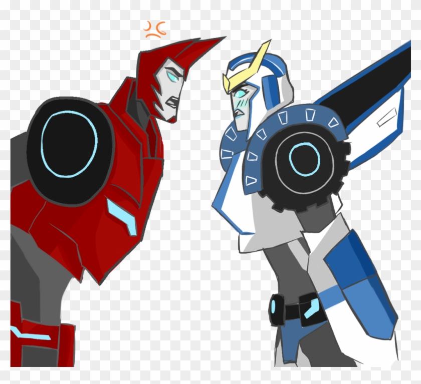Transformers Robots In Disguise Sideswipe X Strongarm - Transformers Prime Cliffjumper And Arcee Clipart