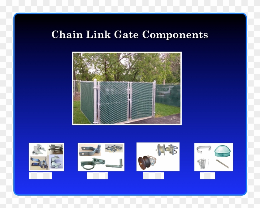 Chain Link Fence Hardware - Chain Link Fence Gates Clipart #2396413