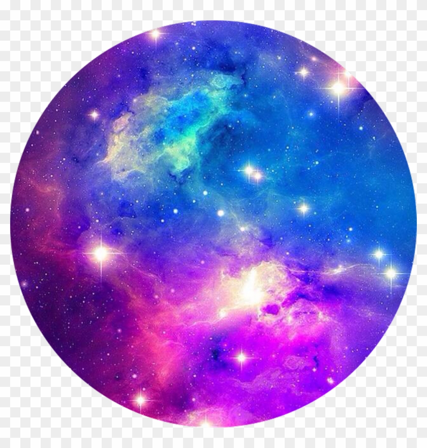 #circle #background #galaxy ⭐ 💫🌙 #freetoedit - Transparent Circle Galaxy Background Clipart #2397180