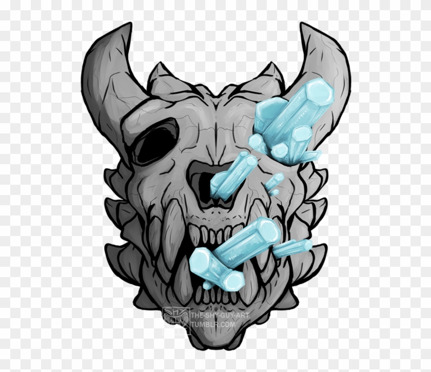 Crystal Skull - Illustration Clipart