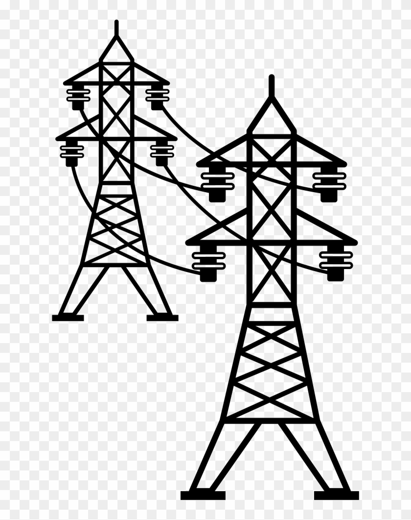 Power Transparent Free On Dumielauxepices Net - Transmission Line Clip Art - Png Download #2398281