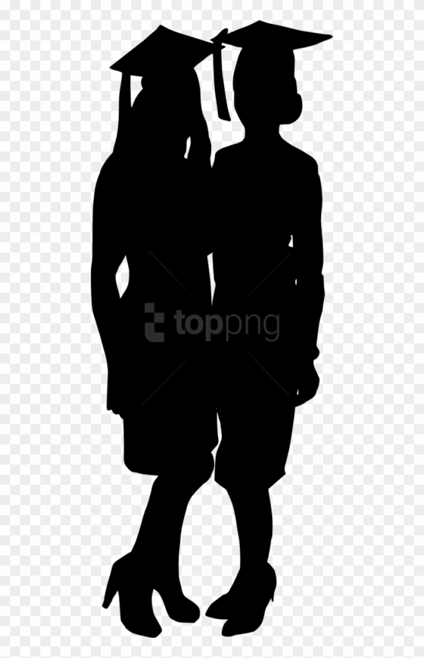 Free Png Graduation Silhouette Png - Graduation Silhouette Clipart #2398745