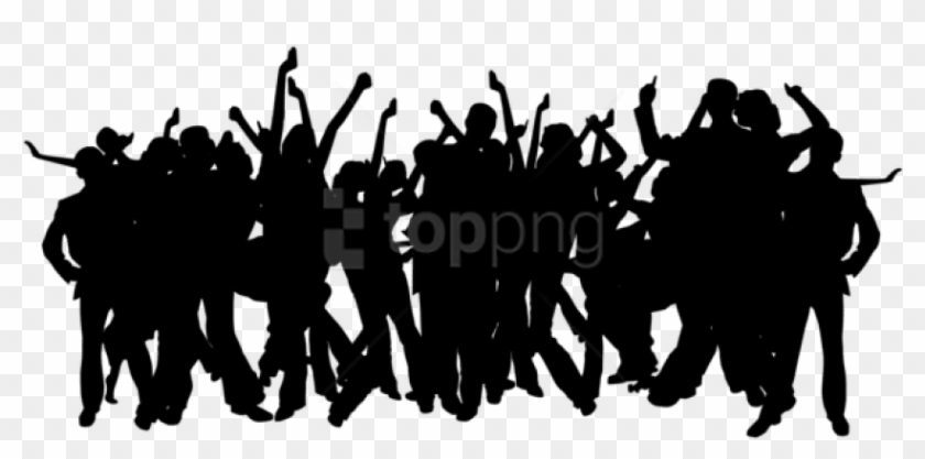 Free Png Party People Silhouettes Png Png - Party People Silhouette Png Clipart