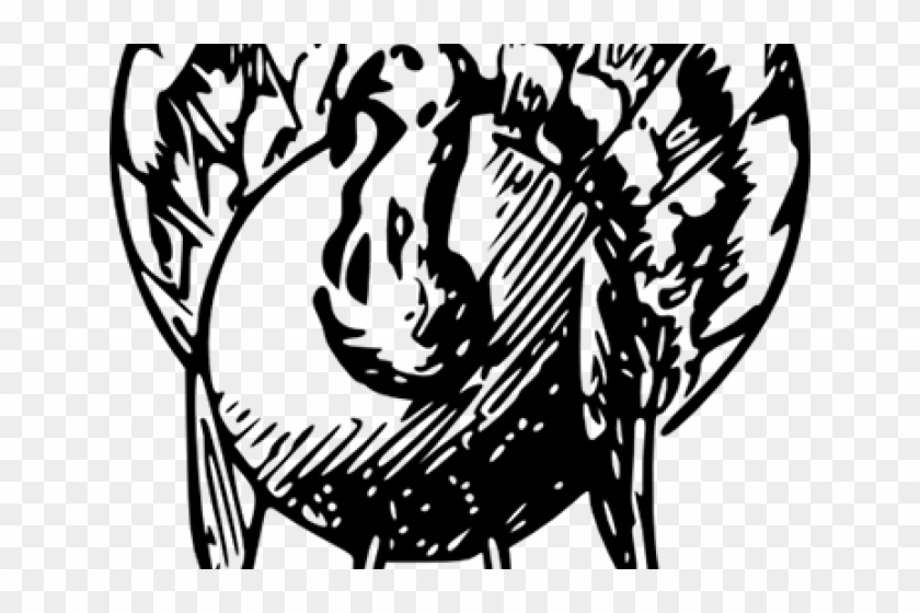 Drawn Turkey Transparent - Flashcards Vache Clipart #2399130