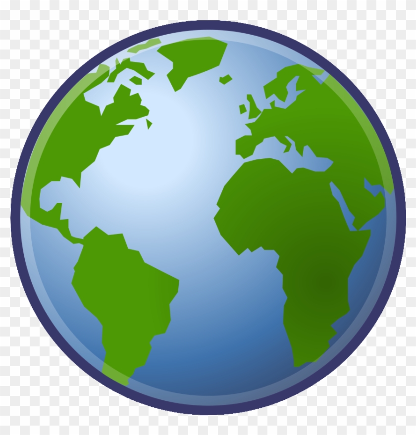Earth Png Background Clipart - Mapa Del Mundo De Colores Png Transparent Png #2399333