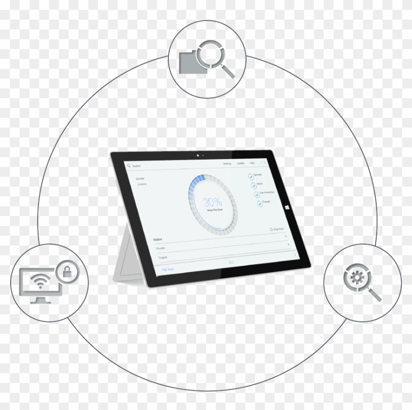 Clipart Library Home Spybot Anti Malware And Antivirus - Clip Art - Png Download