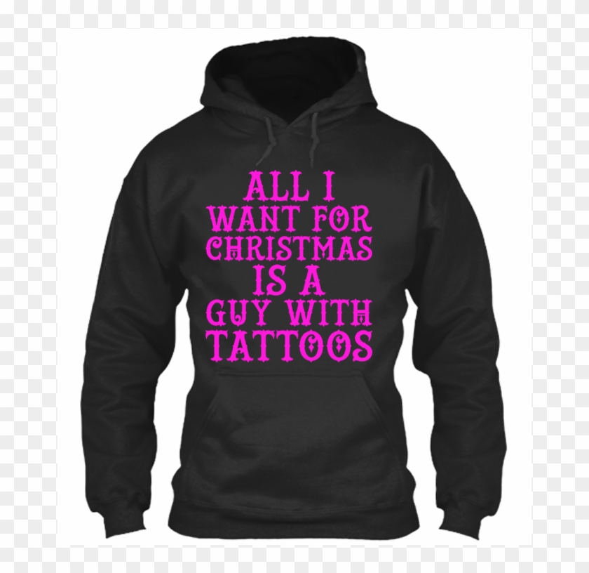Women's All I Want For Christmas Is A Guy With Tattoos - Girls Cars Shirts Clipart