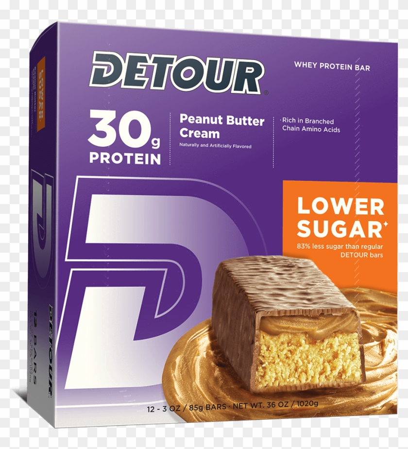 Peanut Butter Cream Meals-size - Detour Bars Clipart