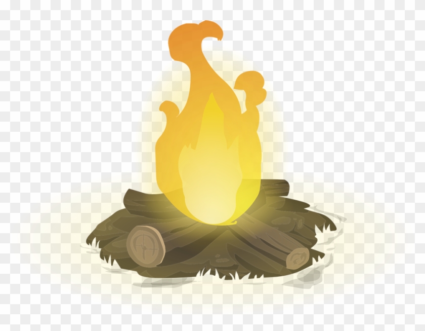 Bonfire Png Hd - 無料 イラスト キャンプ ファイヤー Clipart