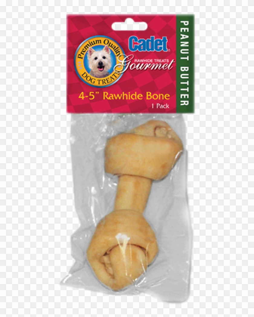 Cadet Premium Rawhide Knotted Bones Peanut Butter Basted - Animal Figure Clipart