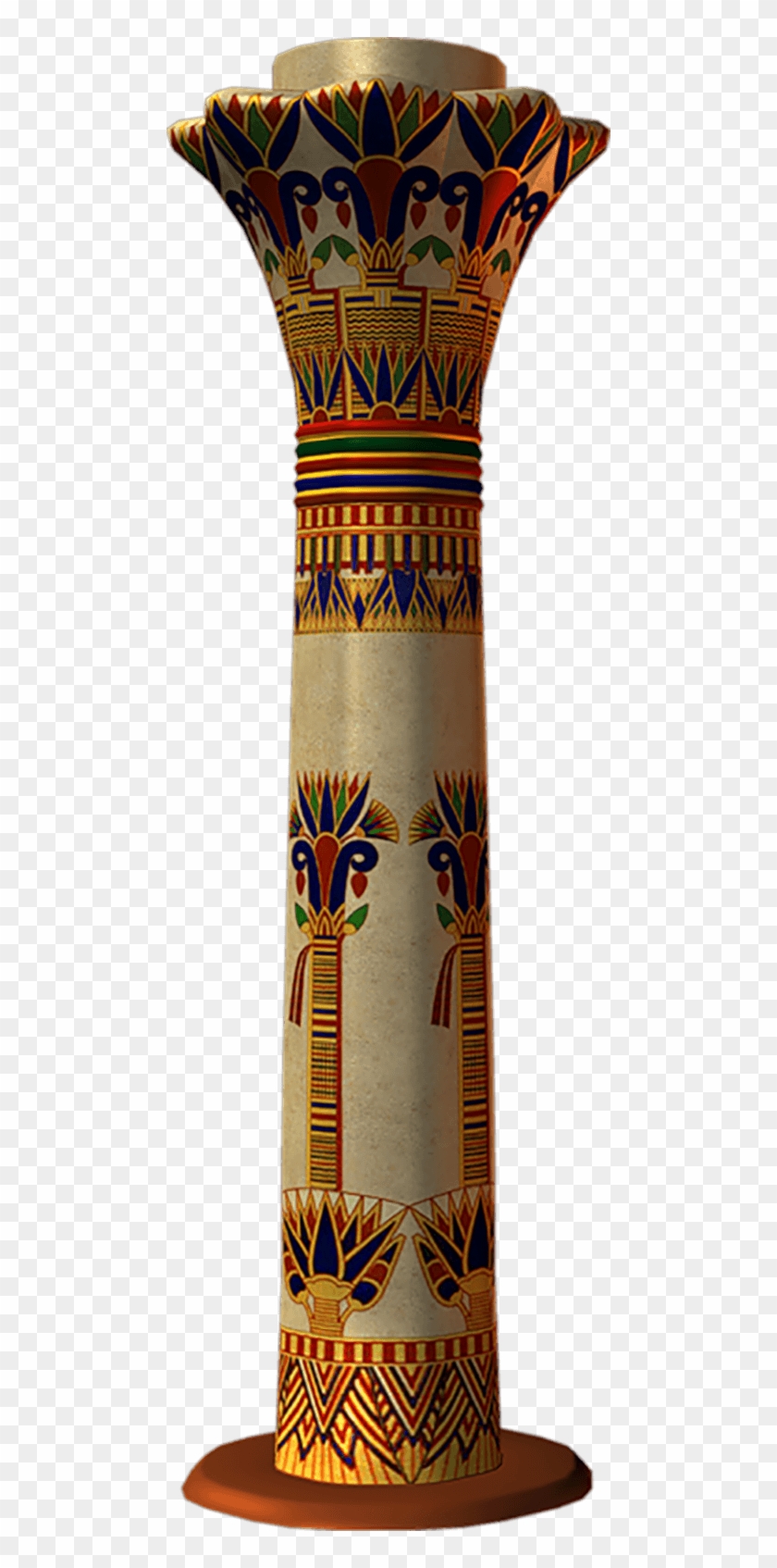 Free Png Download Egyptian Painted Pillars Png Images - Egyptian Pillar Png Clipart #240673