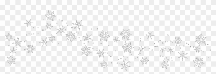 Snowflake Clipart Background - Transparent Snowflake Border Clipart - Png Download