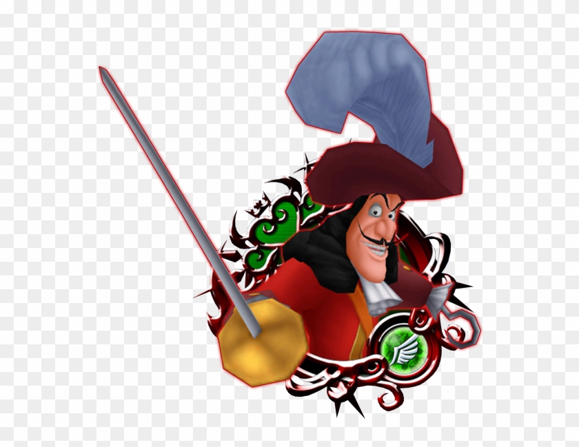 Captain Hook Png Transparent Image - Kingdom Hearts Young Xehanort Medal Clipart