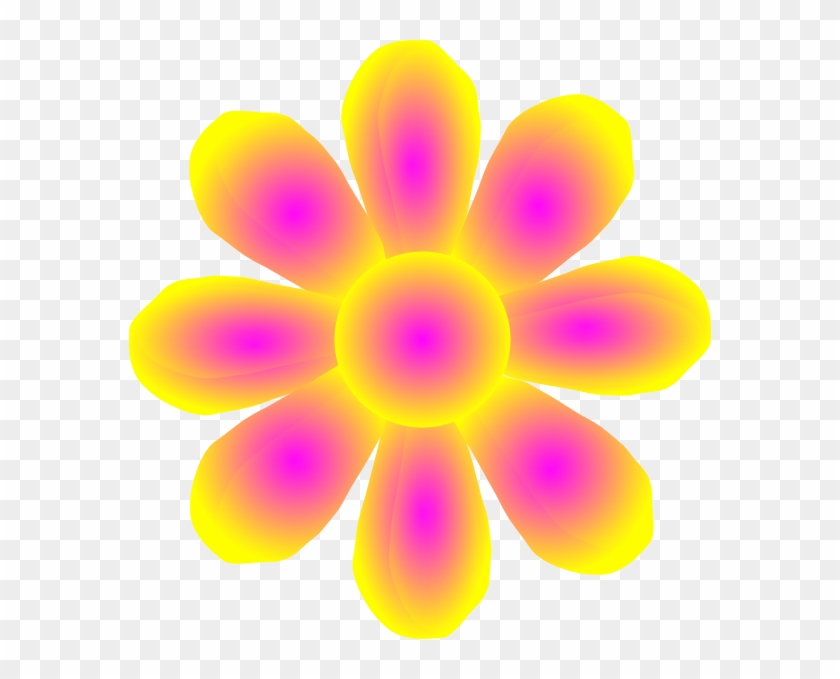 Yellow Flower Clipart Flower Petal - 8 Petal Of Flower Clipart - Png Download