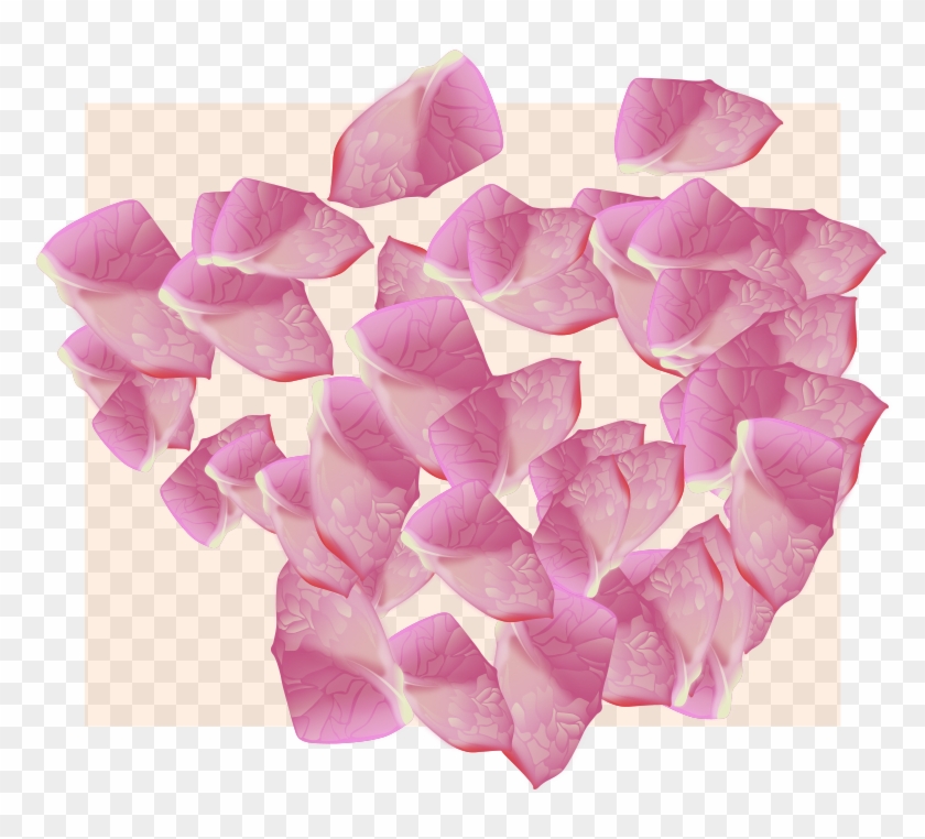 Flower Petal Vector - Rose Clipart #240860