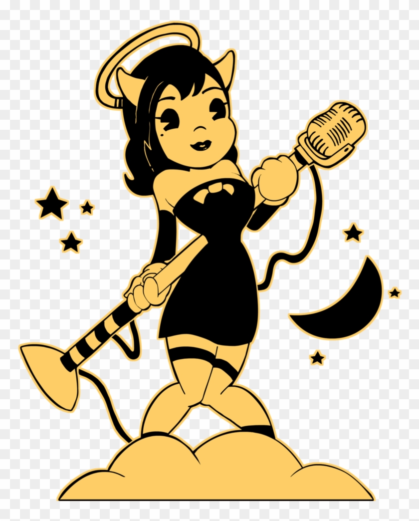 822 X 971 7 - Bendy And The Ink Machine Chapter 4 Alice Clipart #241003