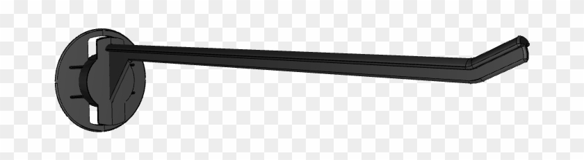 10" Rotary Display Hook Black - Handrail Clipart
