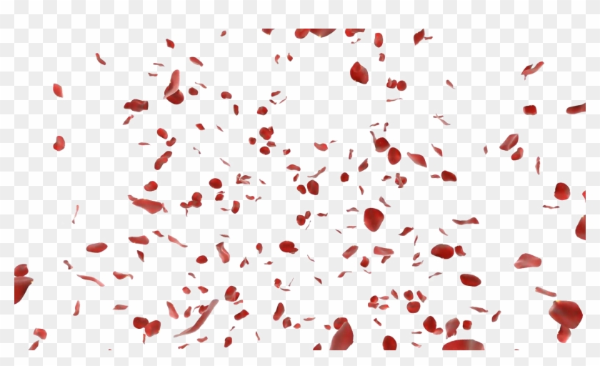 Moving Falling Petals - Rose Petals Png Clipart