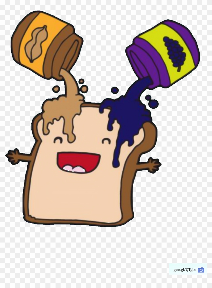 Png Royalty Free Library Purple - Peanut Butter And Jelly Sandwich Gif Clipart #241404
