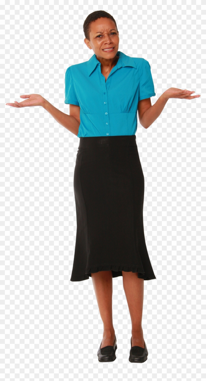 F - Bk - Amber - 1 - Confused - Sd - A0 - 2 - Pencil Skirt Clipart
