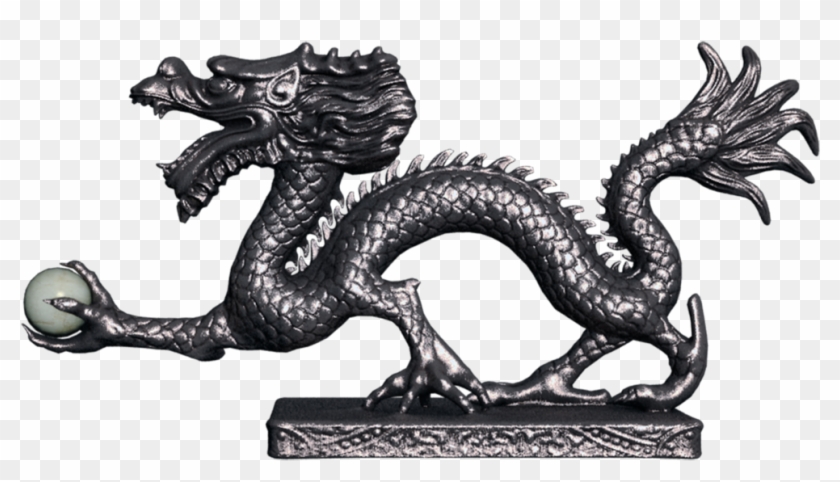 Chinese Dragon Transparent Background Png - Chinese Dragon Black Png Clipart #241543