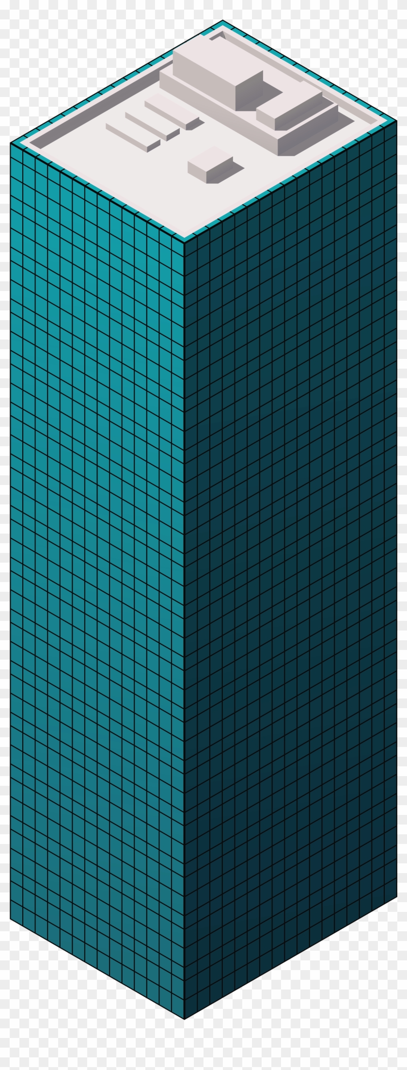 Blue Skyscraper Png Clipart - Architecture Transparent Png #241649