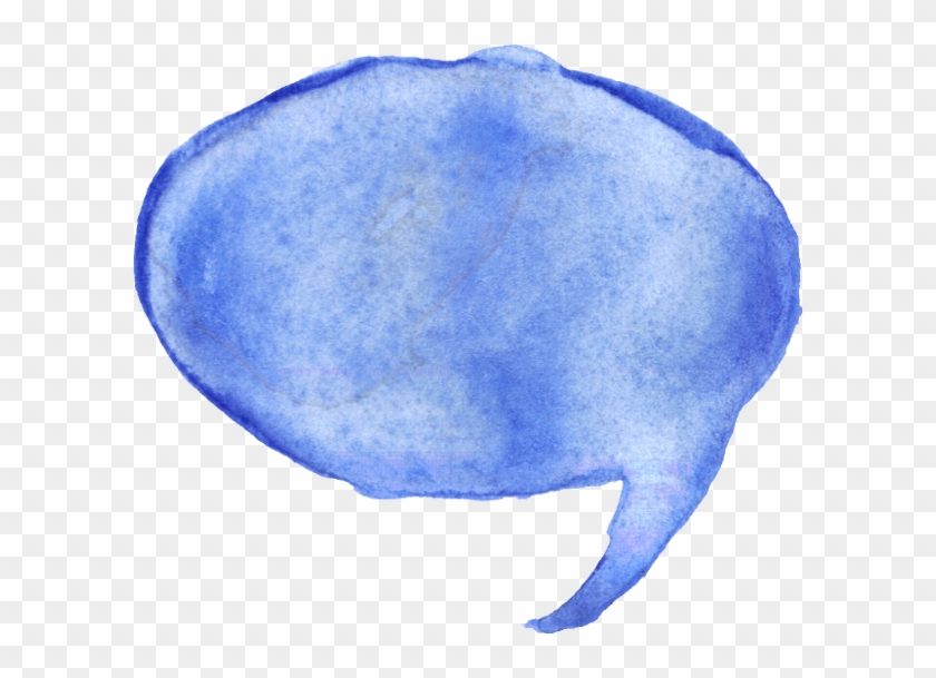 Free Download - Watercolor Speech Bubble Transparent Clipart