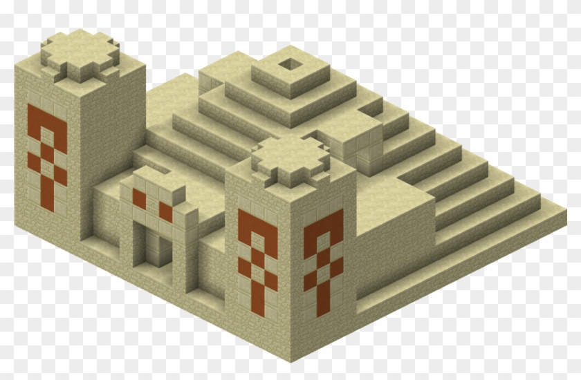 Minecraft Desert Temple Clipart