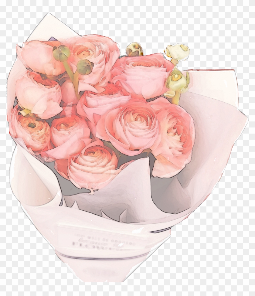 Watercolor Flower Bouquet Png - Flower Clipart