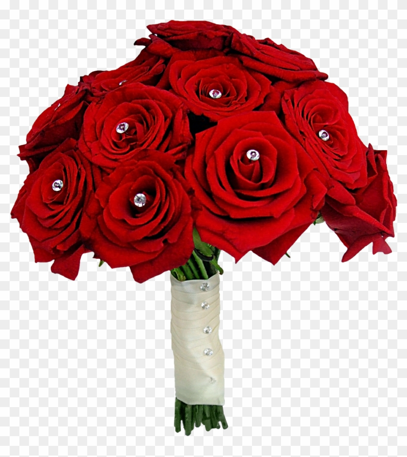 0, - Red Rose Bouquet Png Clipart