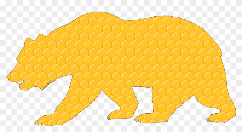 This Free Icons Png Design Of Honeycomb Bear With Stroke Clipart #242424