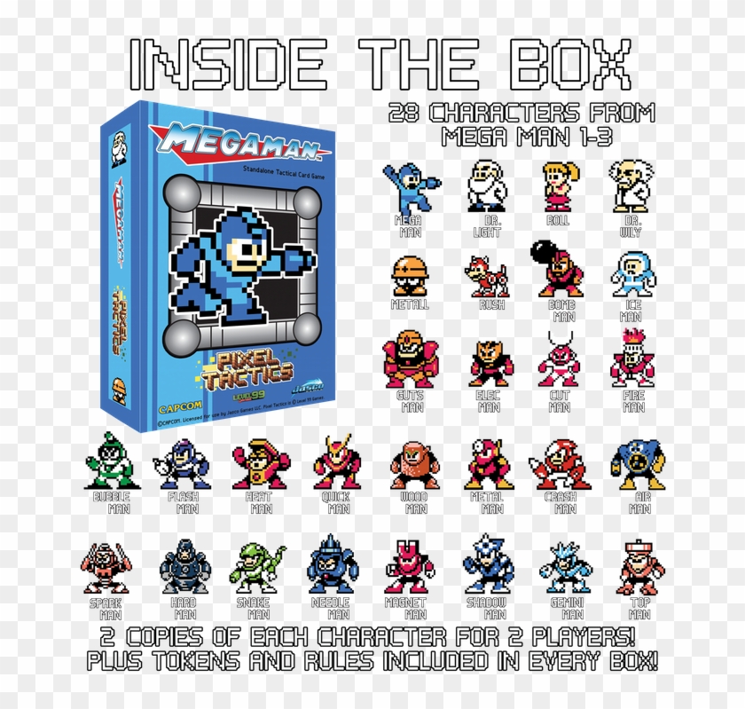 Mega Man Pixel Tactics Clipart