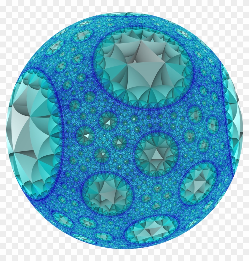 Hyperbolic Honeycomb 4 3 8 Poincare - Circle Clipart #242494