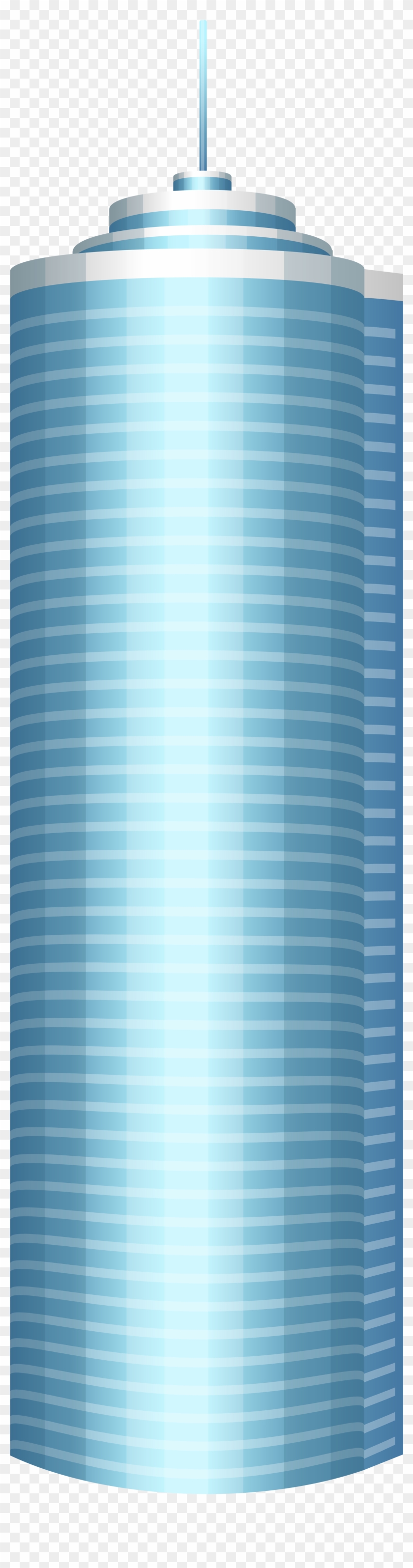 Blue Round Skyscraper Png Clipart - Colorfulness Transparent Png #242633