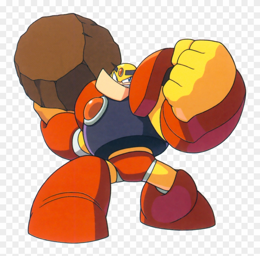 File - Gutsmanart - Mega Man Guts Man Clipart